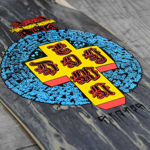 Dogtown Deck 10.25 Red Dog Mid Size Crisis 80s Reissue Black Stain 